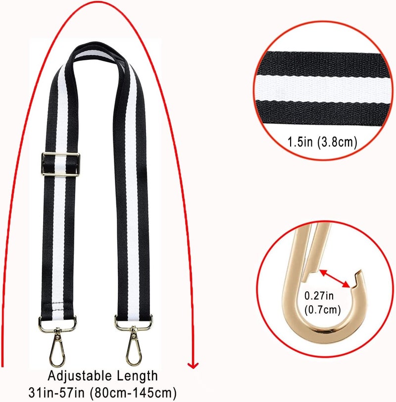 Shein Purse Strap Replacement Crossbody Handbag Shoulder Strap Adjustable - Image 4